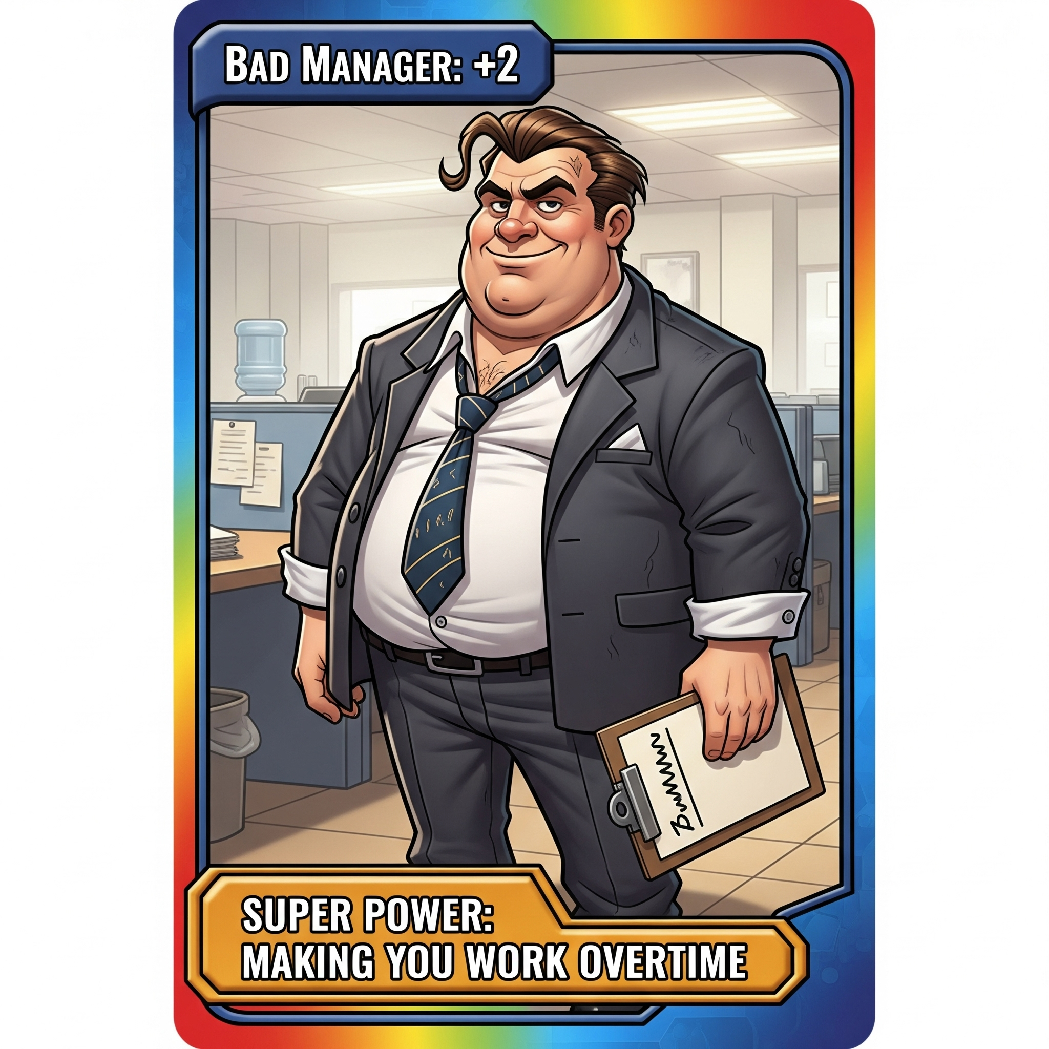 Bad Manager Card